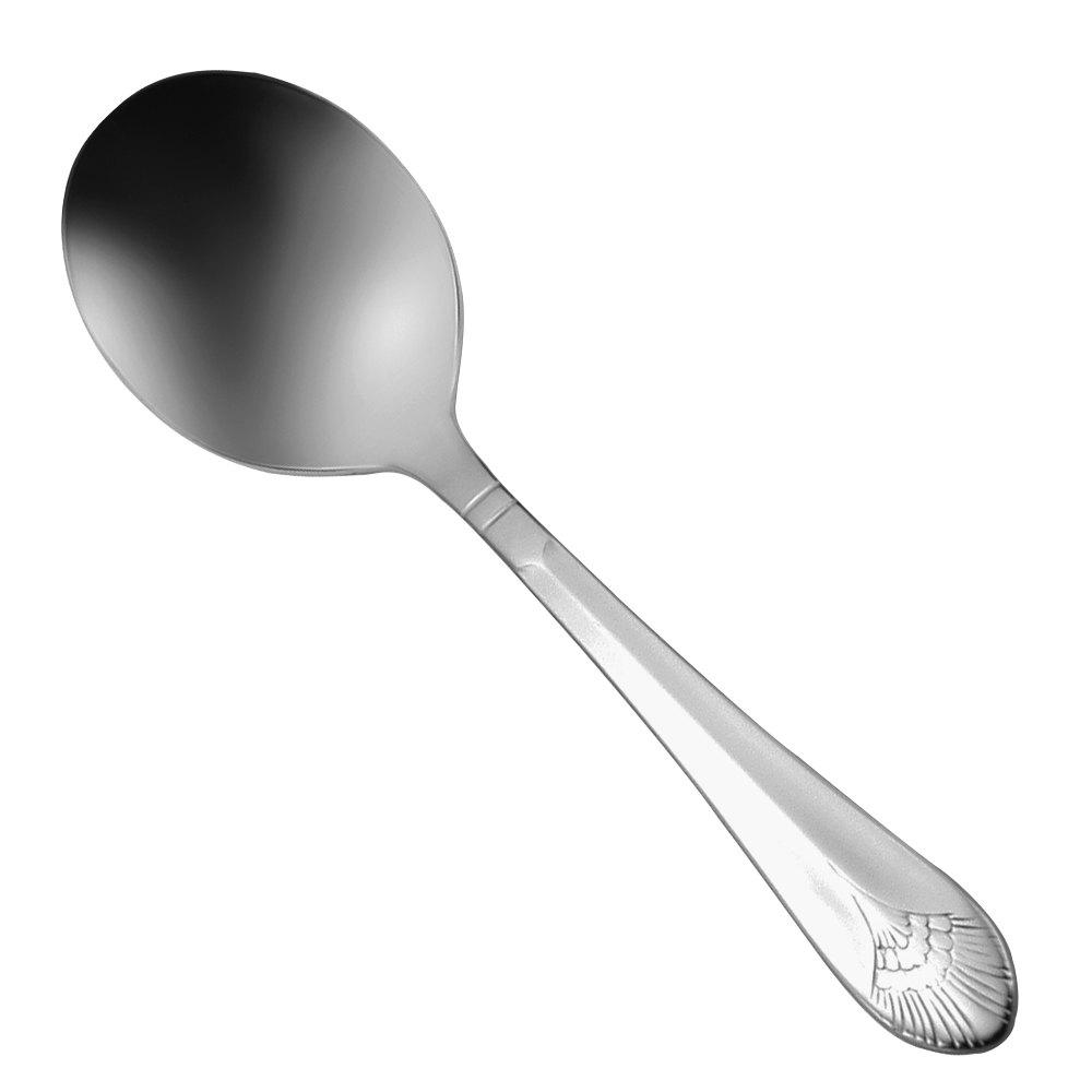 Picture of Oneida T131SBLF New York Stainless Steel Extra Heavy Weight Bouillon Spoon  Silver