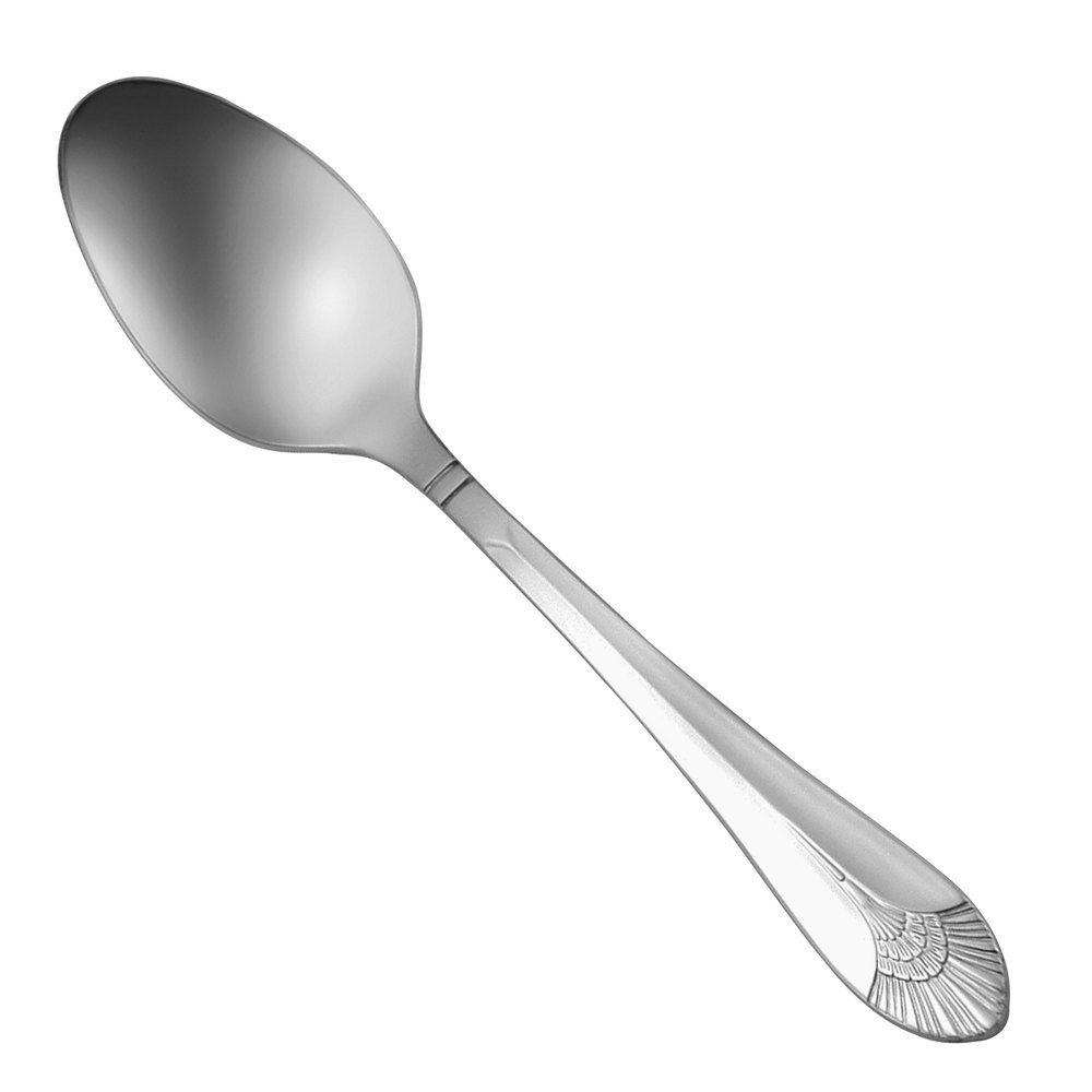 Picture of Oneida T131SDEF 7.25 in. New York Stainless Steel Extra Heavy Weight Oval Bowl Soup &amp; Dessert Spoon  Silver