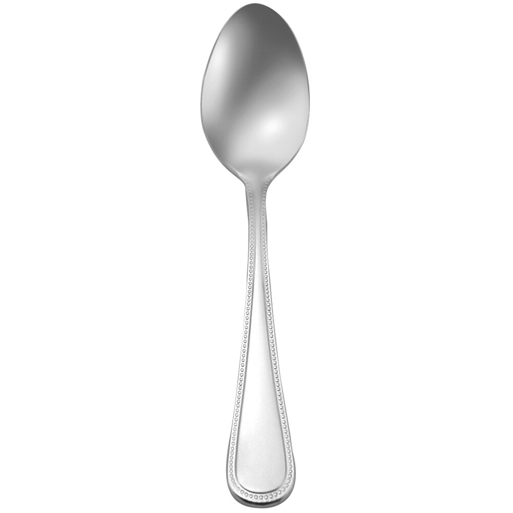 Picture of Oneida T163SADF Pearl Stainless Steel Extra Heavy Weight Demitasse AD Coffee Spoon  Silver
