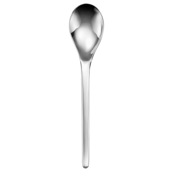 Picture of Oneida T483SRBF 7 in. Apex Stainless Steel Extra Heavy Weight Round Bowl Soup Spoon  Silver