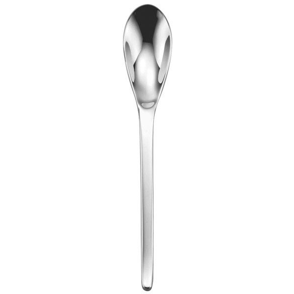 Picture of Oneida T483SDEF 8 in. Apex Stainless Steel Extra Heavy Weight Oval Bowl Soup &amp; Dessert Spoon  Silver