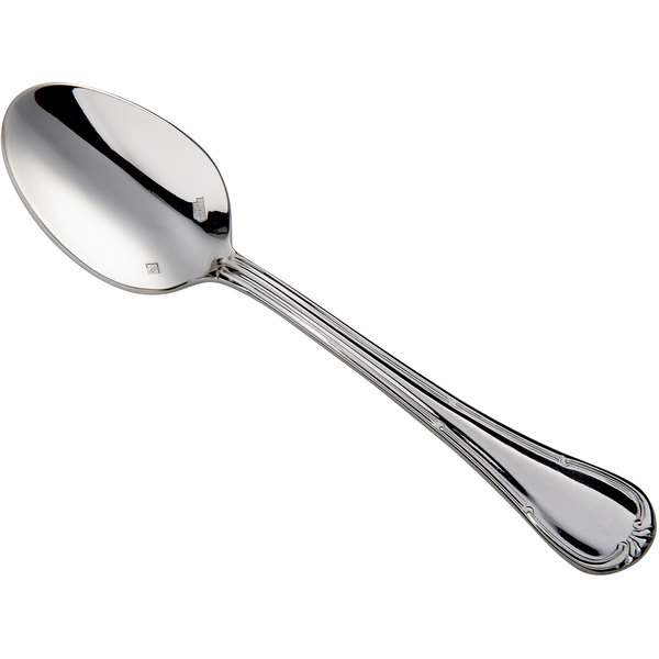Picture of Oneida T022STSF Donizetti Stainless Steel US Size Teaspoon  Silver