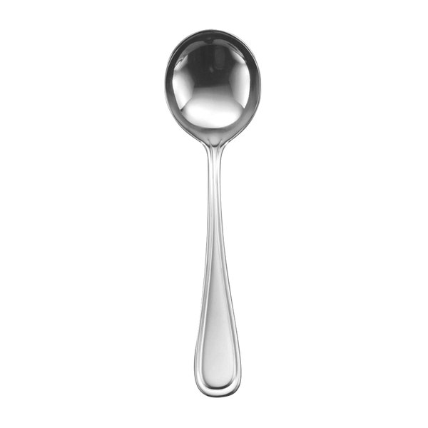 Picture of Oneida T015SRBF 6.875 in. New Rim Round Bowl Soup Spoon  Silver
