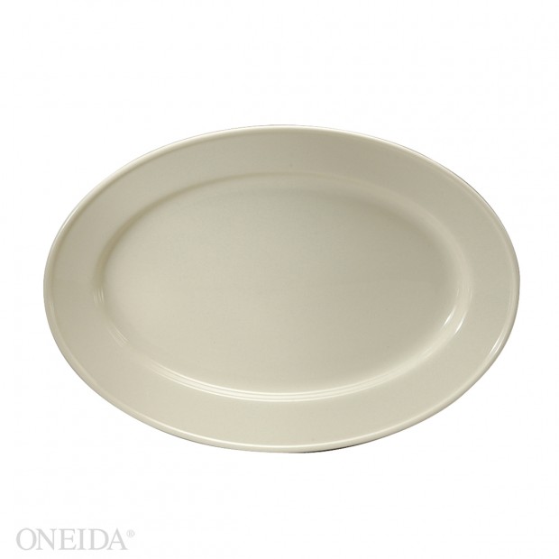 Picture of Oneida F1000000383 14.5 in. Classic Undecorated Oval Platter  White