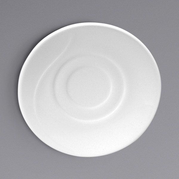 Picture of Oneida F1100000500 6.375 in. Eclipse Embossed Bone China Saucer