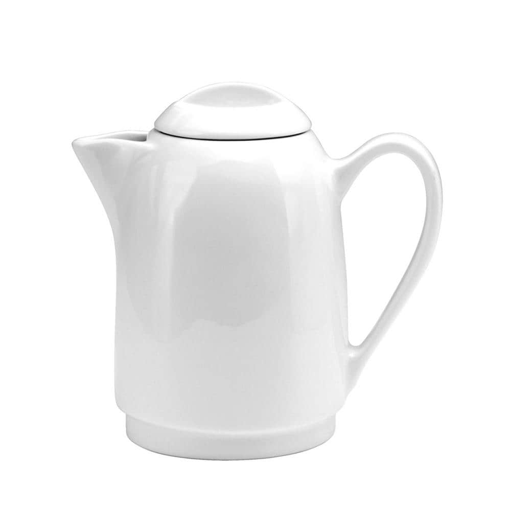 Picture of Oneida F1400000860 15 oz 2.5-Cup Tundra Porcelain Teapots  White