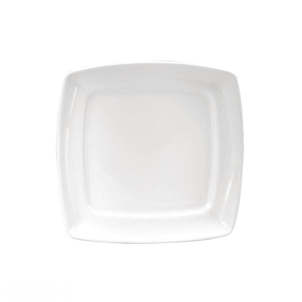 Picture of Oneida F1990000155 11.25 in. Stealth Porcelain Square Cream White Plate