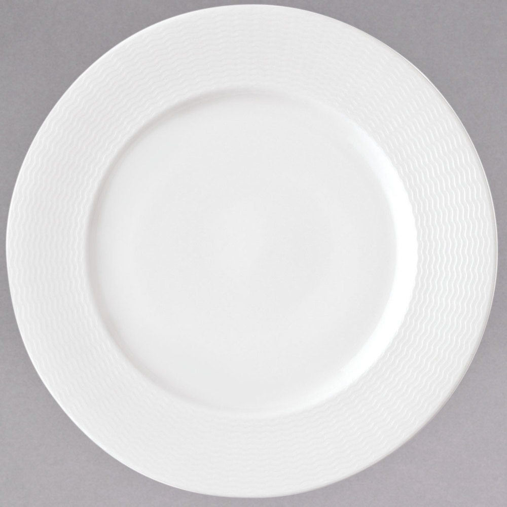 Picture of Oneida L5600000163 12 in. Current Warm White Porcelain Plate  Ivory