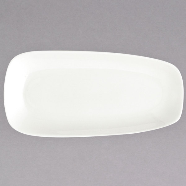 Picture of Oneida L5750000342 9.5 x 4 in. Stage Warm White Porcelain Rectangular Platter