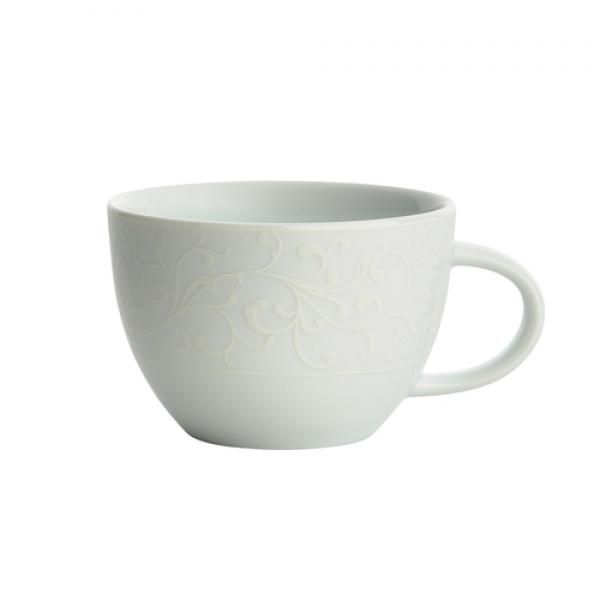 Picture of Oneida L5803050511 4.5 in. Embossed Paisley Design Tea Cup, White