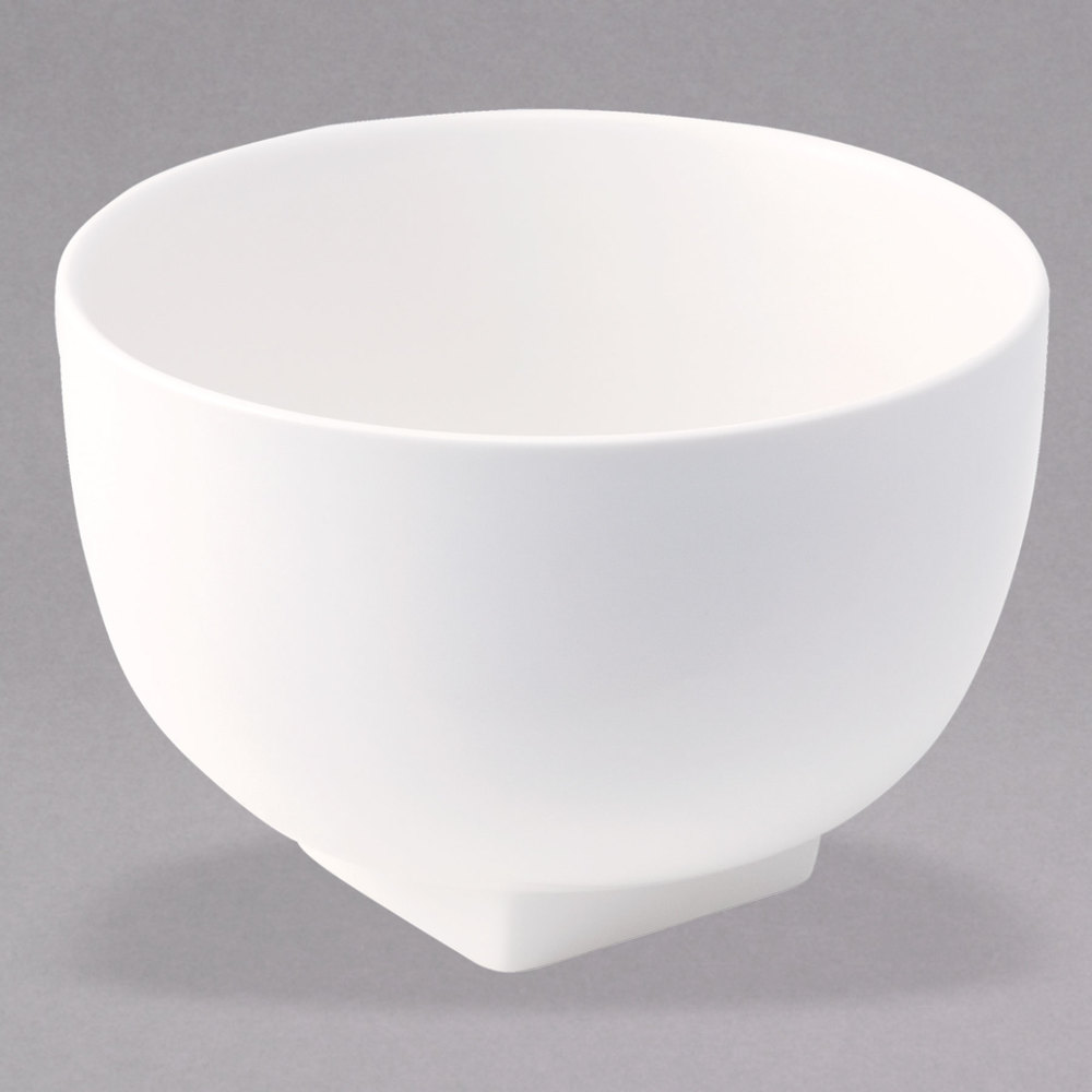 Picture of Oneida L6050000750 9.5 oz Zen Warm White Porcelain Square Footed Bowl  Ivory