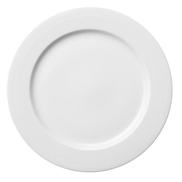 Picture of Oneida L6600000152 10.625 in. Round Medium Embossed Rim Plate, White