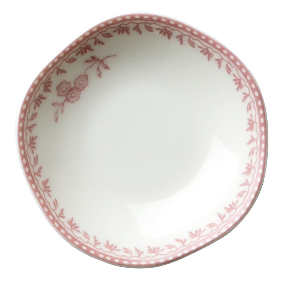 Picture of Oneida L6703052942 1 oz Lancaster Garden Pink Porcelain Sauce Dish