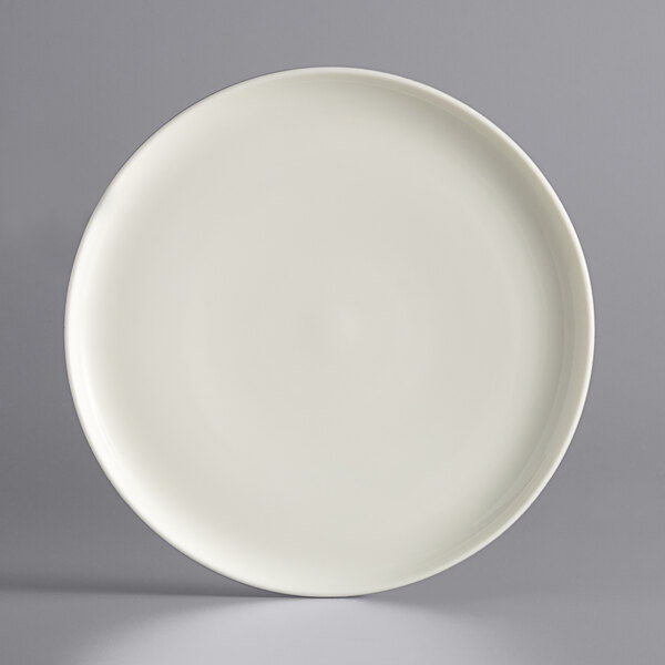 Picture of Oneida HO1801024WH 9.5 in. Speckle Porcelain Coupe Plate, White & Gray