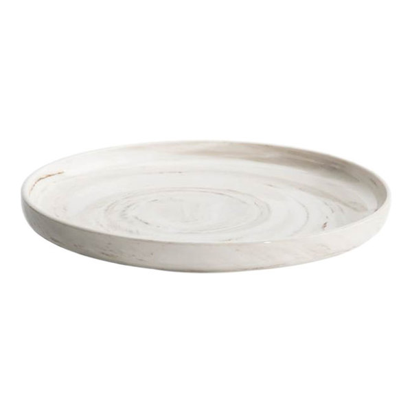 Picture of Oneida L6200000156 11 in. Porcelain Plate with Raised Rim, White
