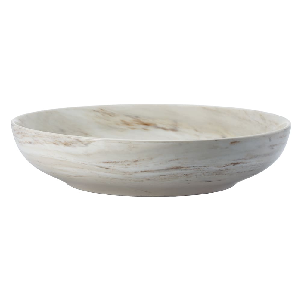 Picture of Luzerne L6200000754 30 oz Marble Porcelain Coupe Low Bowl-Deep Plate  White