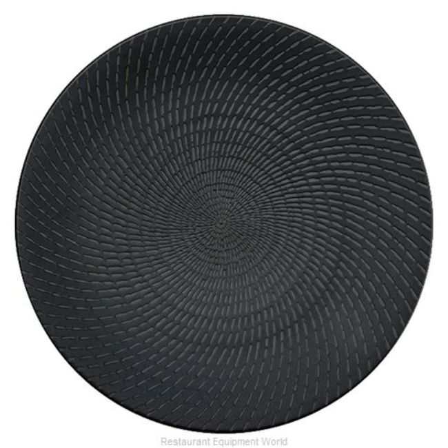 Picture of Oneida L6250000116C 6.125 in. Urban Black Porcelain Coupe Plate