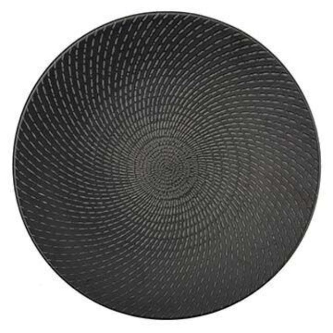 Picture of Oneida L6250000132C 8.125 in. Urban Black Porcelain Coupe Plate