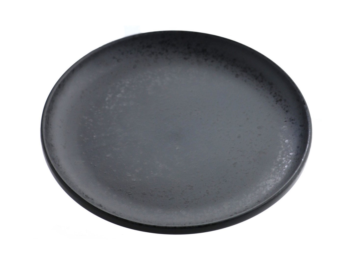 Picture of Oneida L6500000367 12.5 in. Lava Porcelain Black Oval Platter &amp; Fish Dish