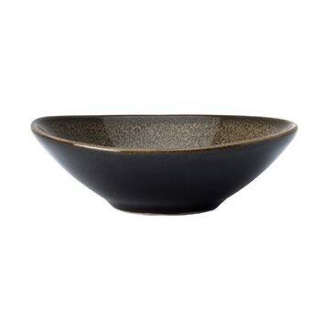 Picture of Oneida L6753059942 2 oz Rustic Chestnut Porcelain Dish  Brown