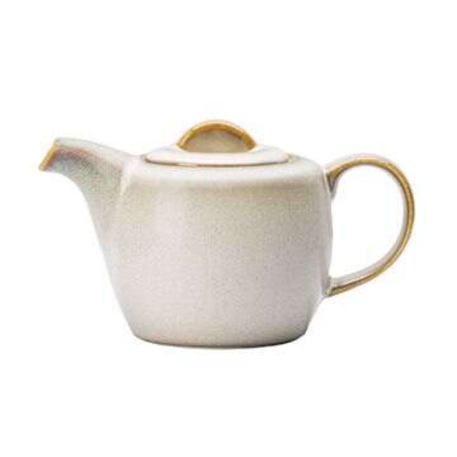 Picture of Oneida L6753066860 14 oz Rustic Sama Porcelain Teapot  Beige