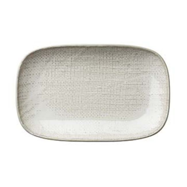 Picture of Oneida L6800000348 10.5 in. Knit Porcelain Rectangular Plate  White