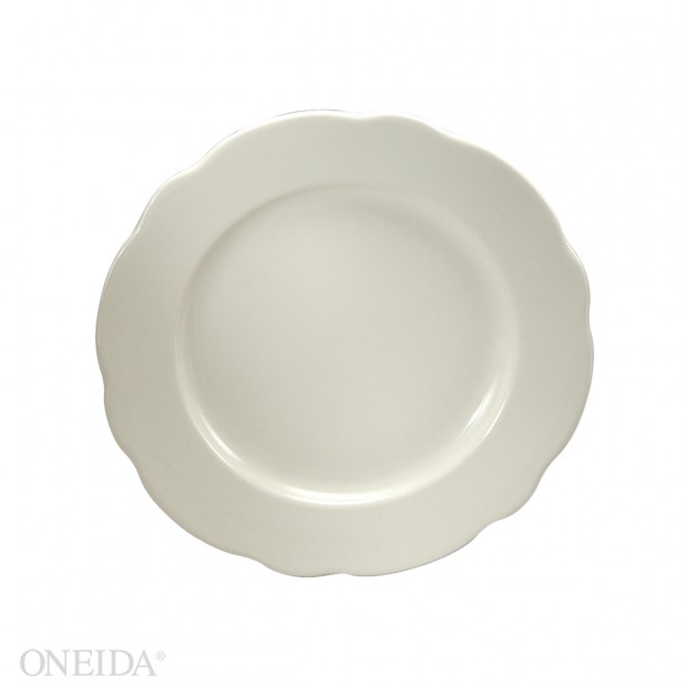 Picture of Oneida F1560000118 6.37 in. Cream White Scalloped Edge Plate