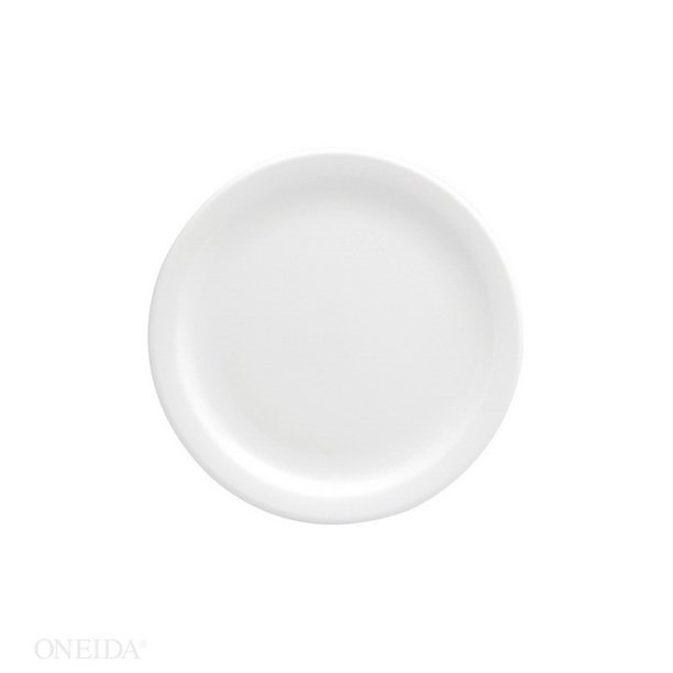 Picture of Oneida F8000000118 6.37 in. Bright White Ware Narrow Rim Porcelain Plate