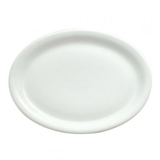 Picture of Buffalo F8000000375 13 in. Bright White Ware Oval Platter