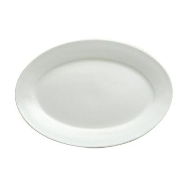 Picture of Buffalo F8010000323 7 in. Bright White Ware Oval Platter