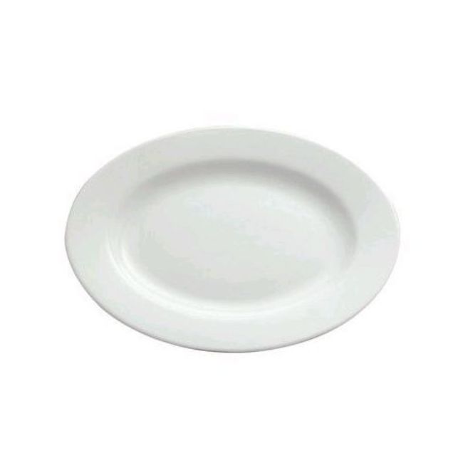 Picture of Buffalo F8010000344 10 in. Bright White Ware Oval Platter