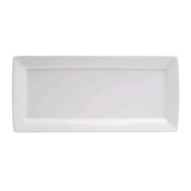 Picture of Buffalo F8010000383S 14.5 x 6.25 in. Bright White Ware Rectangular Platter