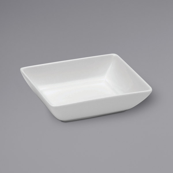 Picture of Buffalo F8010000739S 125.5 oz Bright White Ware Rectangular Porcelain Bowl