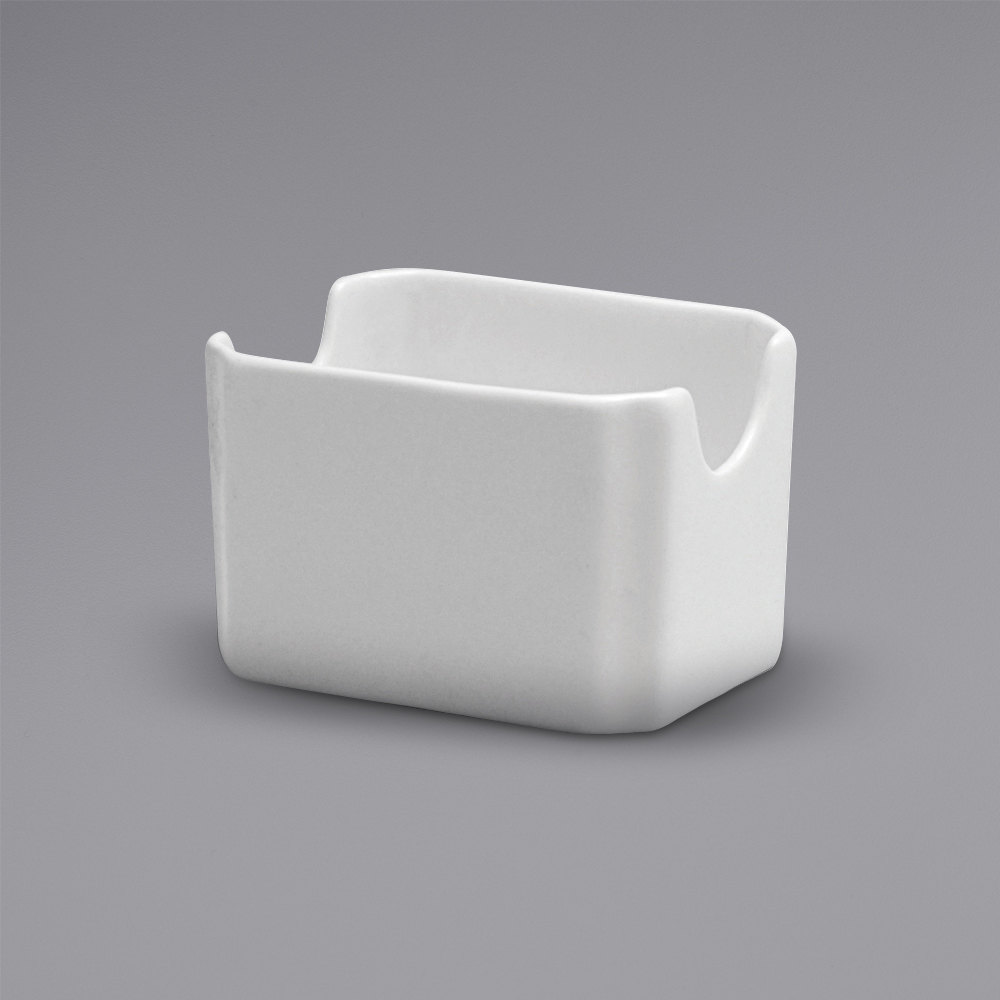 Picture of Buffalo F8010000906 3.25 x 2.625 in. Bright White Ware Porcelain Sugar Packet Holder