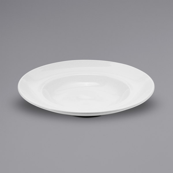 Picture of Buffalo F9010000751 56.5 oz Cream White Ware Wide Rim Porcelain Deep Pasta Bowl