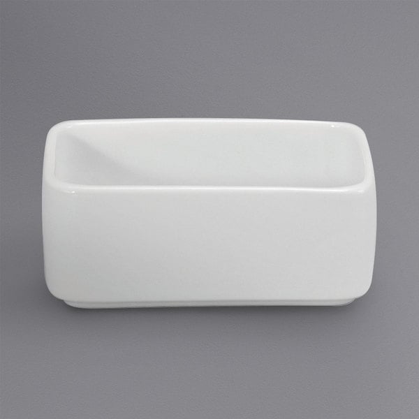 Picture of Buffalo F9010000906 Rolled Edge Porcelain Sugar Packet Holder, Cream White