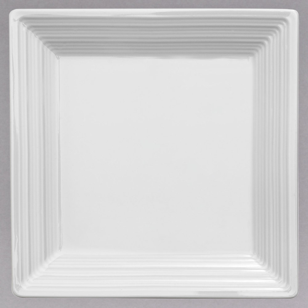 Picture of Oneida R4570000115S 5.5 in. Botticelli Square Bright White Porcelain Plate