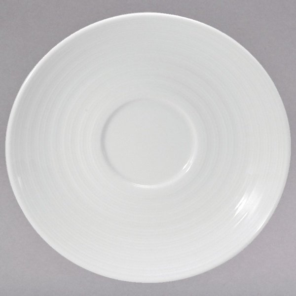 Picture of Oneida R4570000505 4.06 in. Botticelli Porcelain Saucer, Bright White