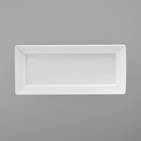 Picture of Oneida R4020000359 8 x 7 in. Porcelain Rectangular Platter, Bright White