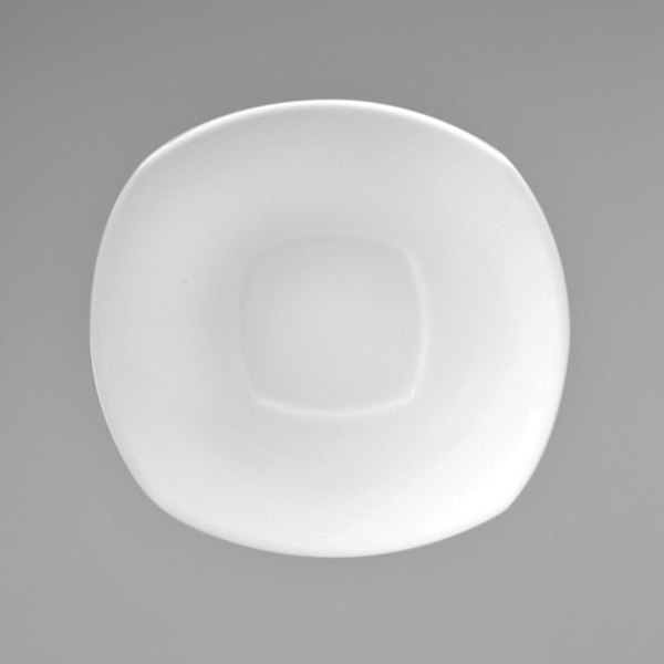 Picture of Oneida R4020000506 6 in. Fusion Arq Bright White Porcelain Coupe Saucer