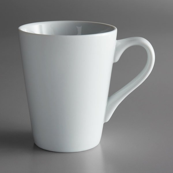 14 oz Porcelain Mug  Bright White