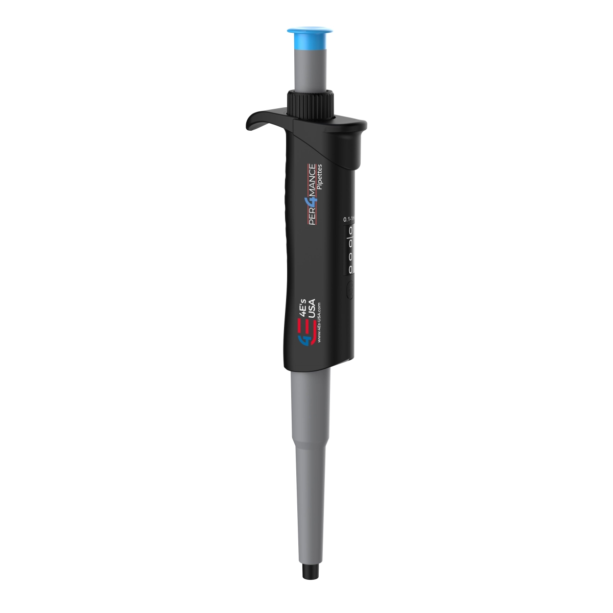 P4SA0301006 20-200ul Single-Channel Adjustable Volume Pipette, White