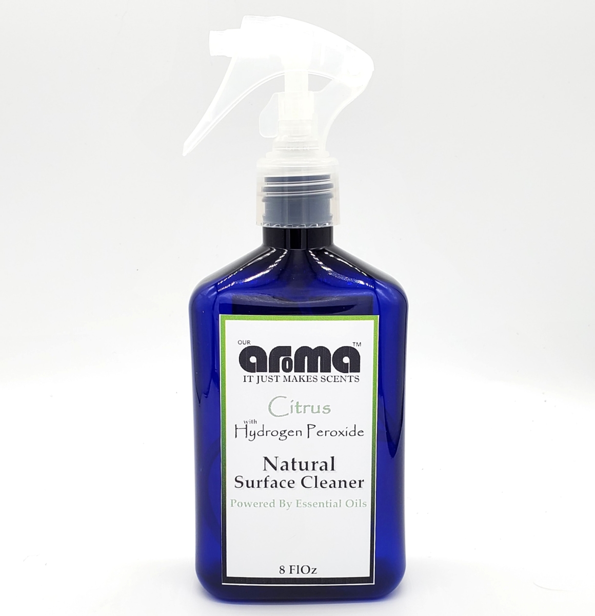 AMS-CCH-032 8 fl oz Citrus & Hydrogen Peroxide Multi Surface Cleaner Spray Bottle