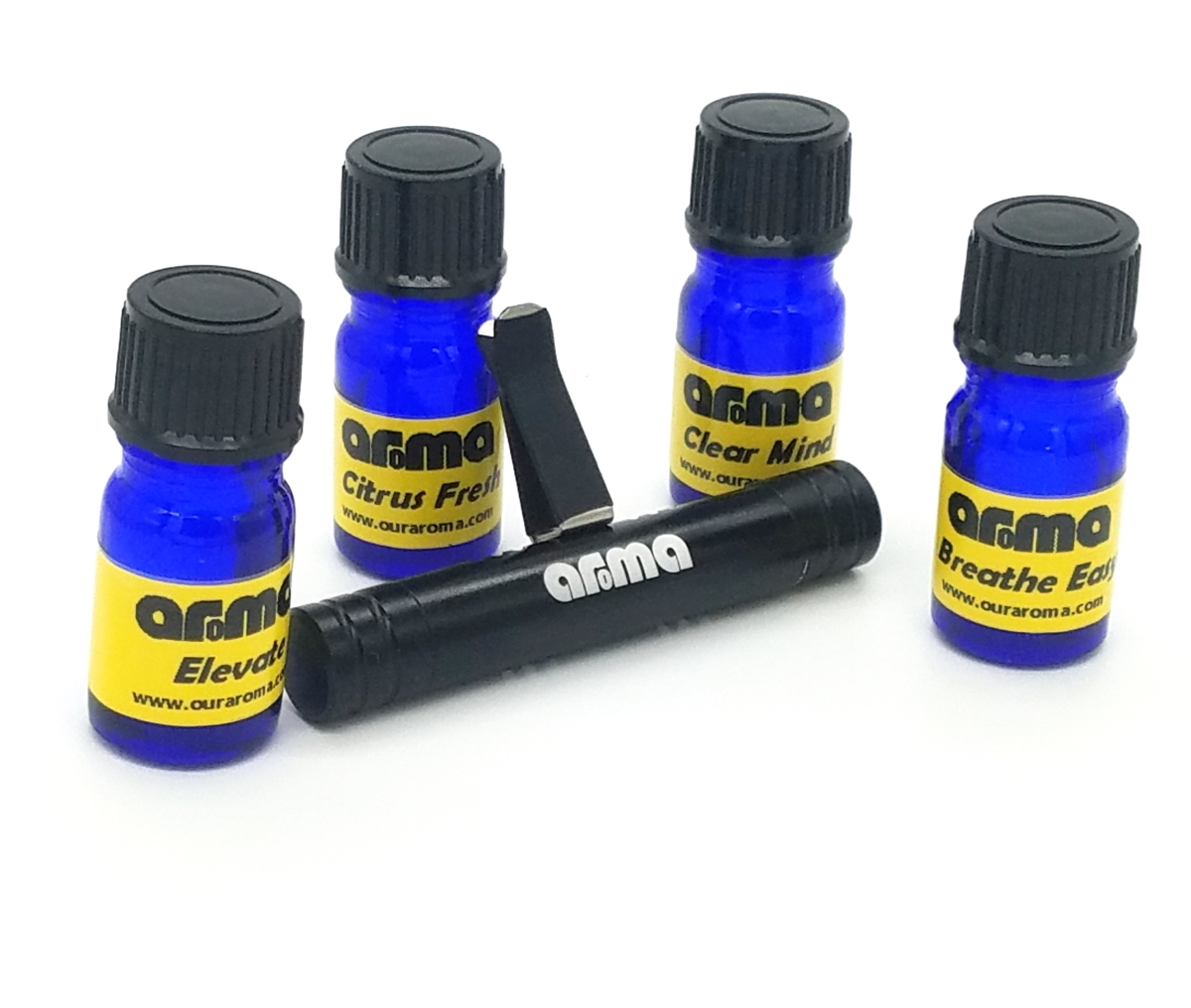 ACS111-10 3.2 in. Car Vent Clip Diffuser with 4 Oils