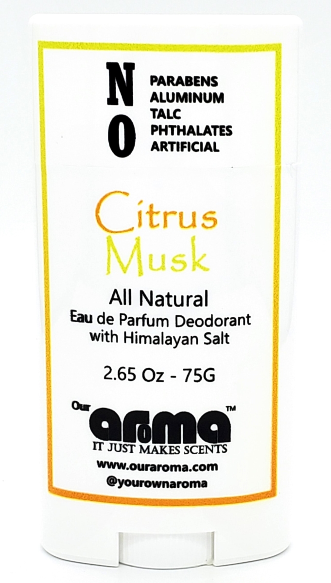 ADEO-CM1-025 2.65 oz Citrus Musk All-Natural Deodorant