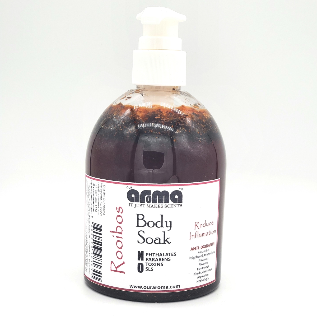 ARR-BSA-016 16 fl oz Rooibos Antioxidant Body Soak & Bubbles