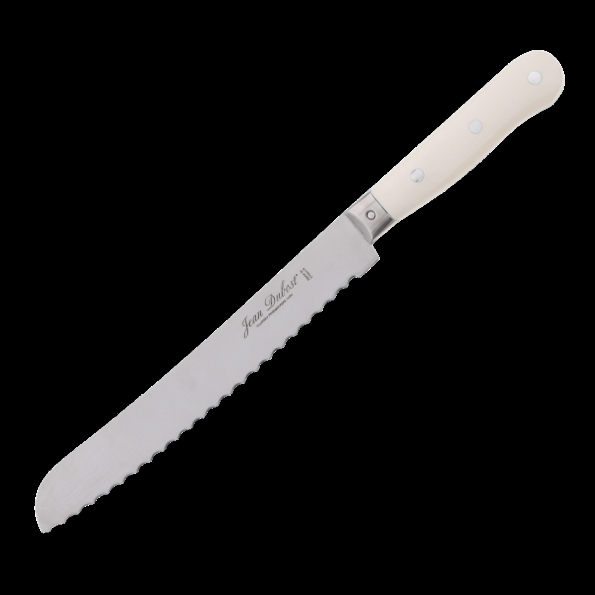 Picture of Jean Dubost JDP6-19106.W 7.75 in. Pradel 1920 Bread Knife - White
