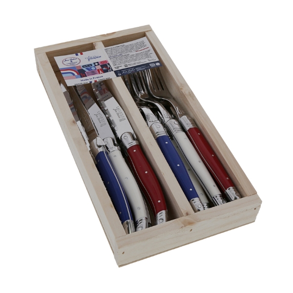Picture of Jean Dubost JD97-20464.PAR Flatware Set&#44; Paris Mix - 12 Piece