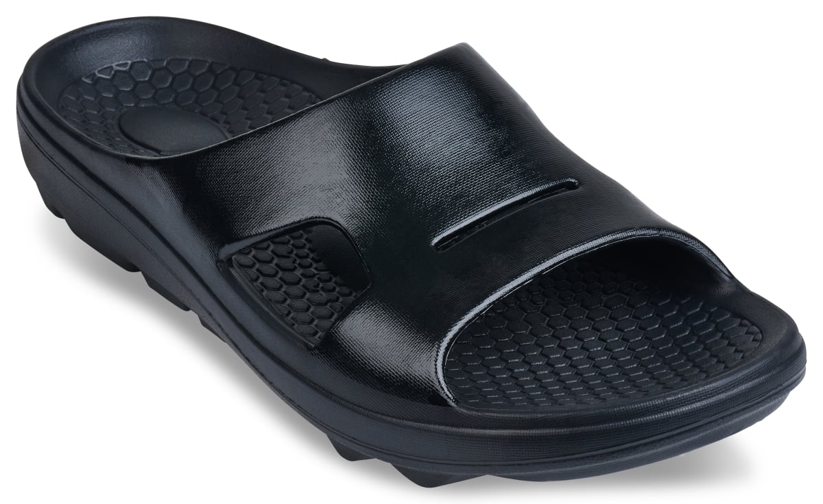2024507 Mens Fusion 2 Fade Slide Sandals, Black - Size 7