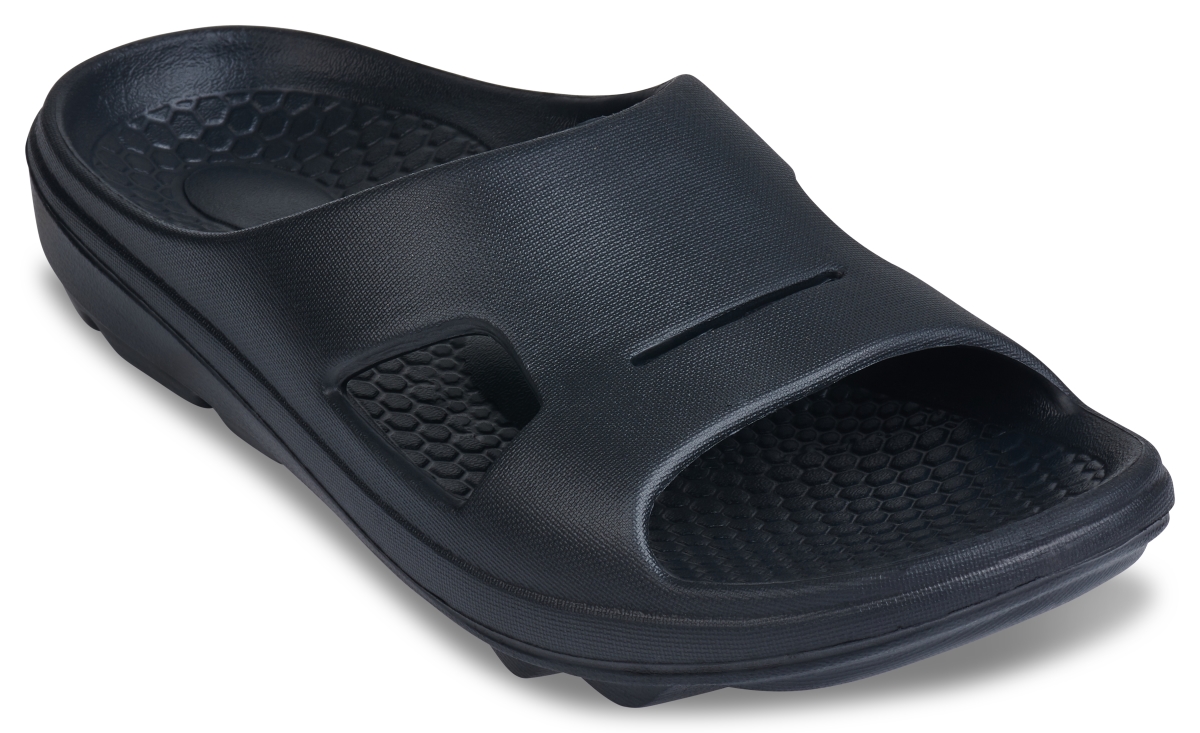 2025610 Womens Fusion 2 Slide Sandal, Black - Size 10